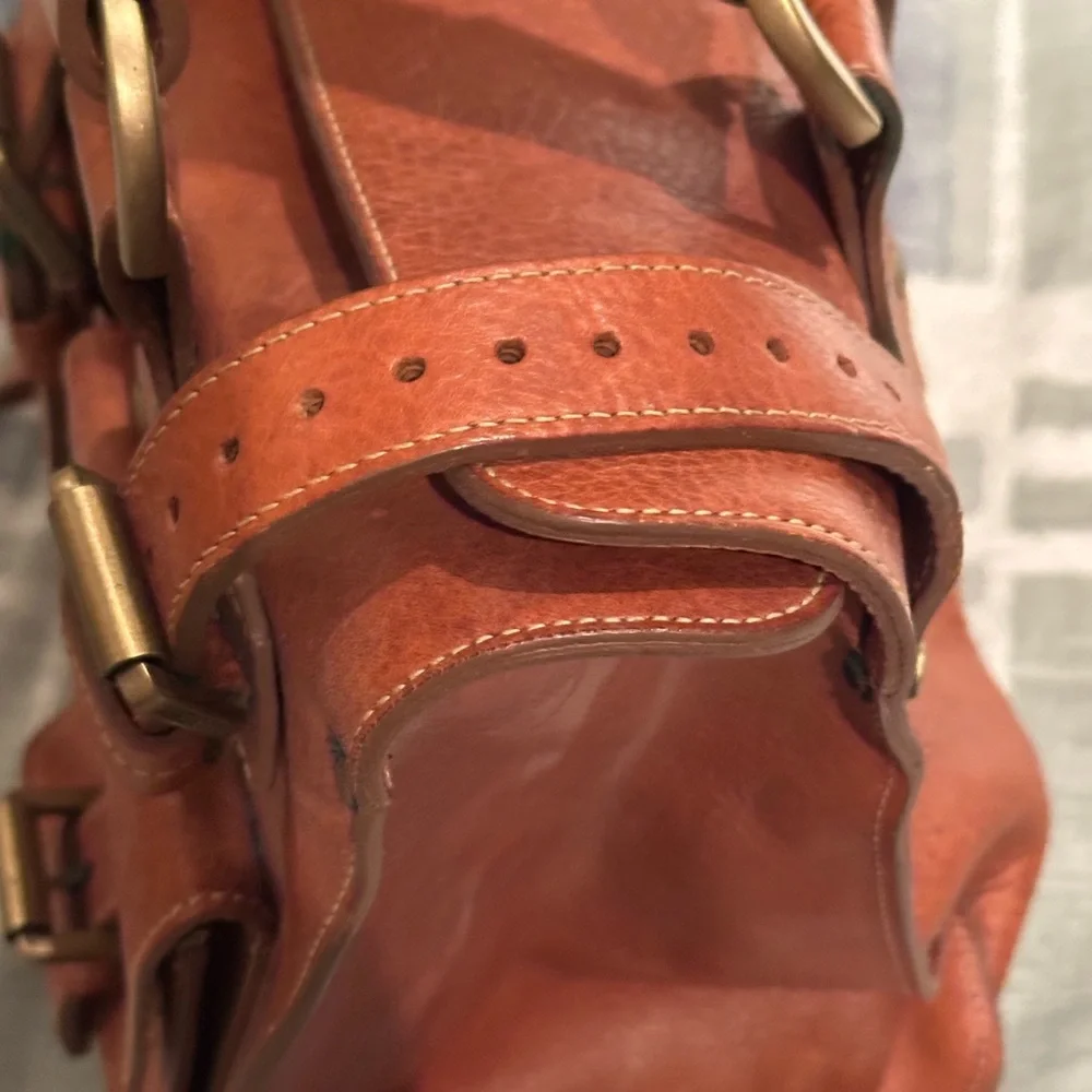 Mulberry Roxanne Oak Darwin Leather Bag